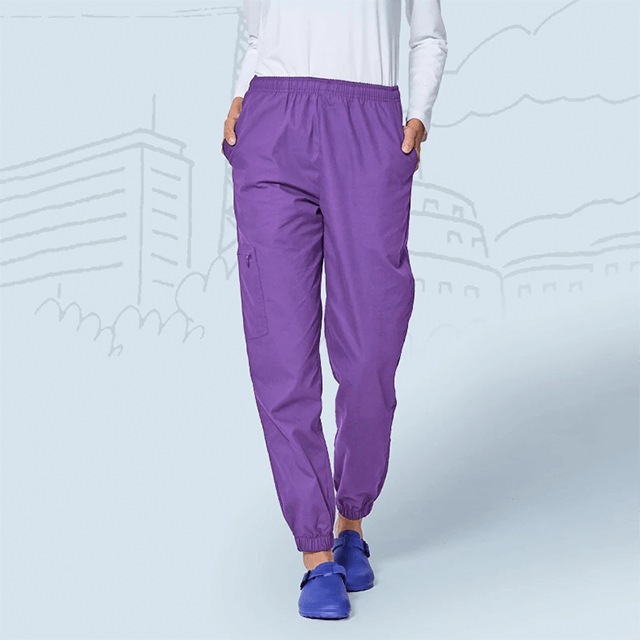 Conjunto de uniformes médicos unisex clásicos, ropa de trabajo, uniformes, pantalón superior