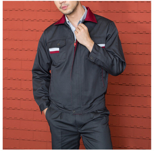 Traje de uniforme de manga larga con cremallera de lavado de coches de ropa de trabajador personalizado con bolsillo