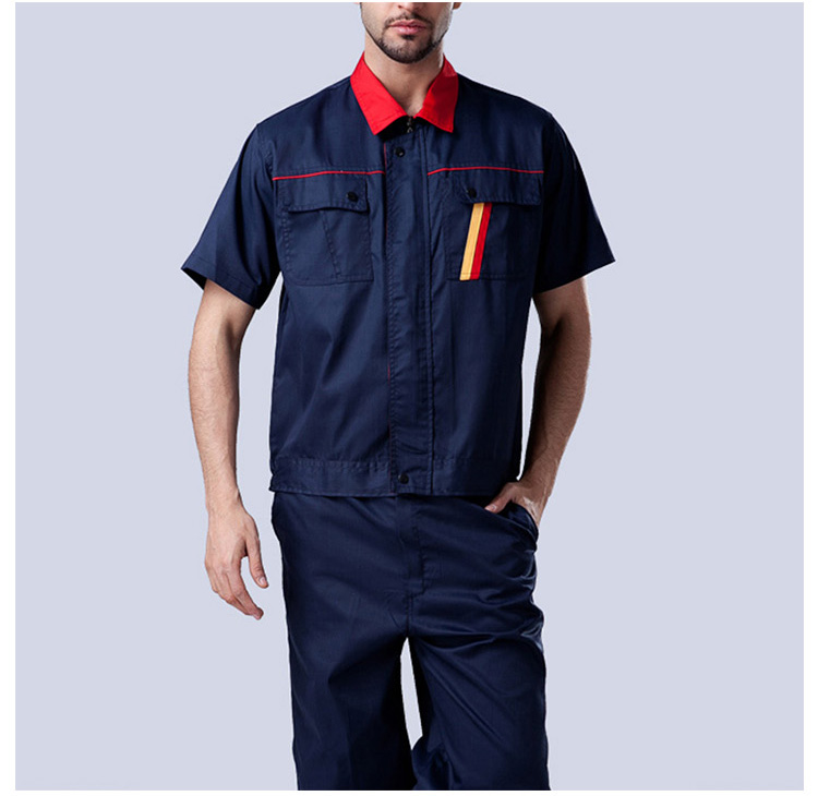 Uniformes de trabajo de manga corta de ropa de trabajo de fábrica industrial profesional