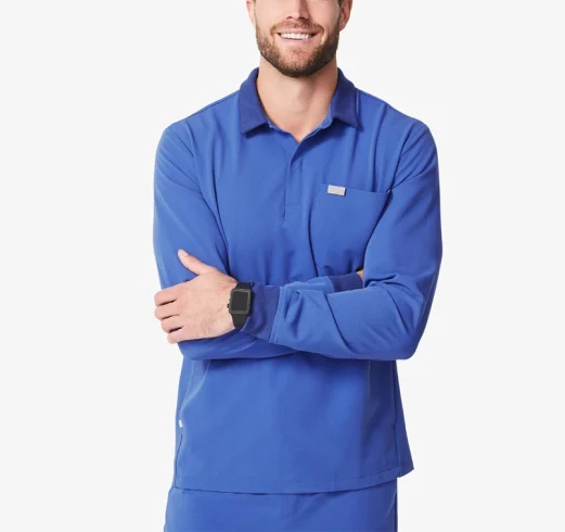 Uniforme de enfermero masculino de diseño personalizado OEM Scrub Suit Healthcare Workwear