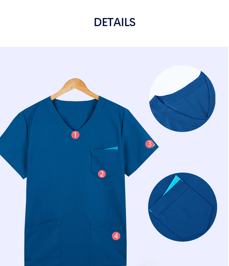 Nuevo uniforme de enfermera personalizado Uniformes de enfermería Scrubs Uniformes de hospital