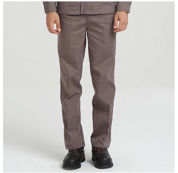 Pantalones de ropa de trabajo de fábrica de cintura elástica Pantalones de uniformes de trabajo industrial de color sólido