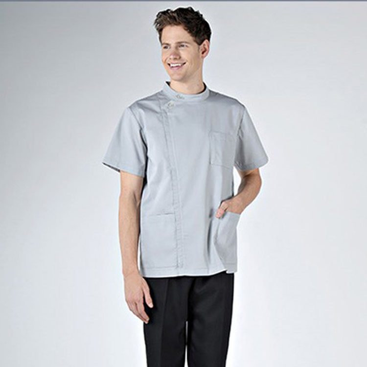 OEM, 2 piezas, uniforme de médico gris, uniforme médico Unisex de enfermería, uniforme de enfermería, uniformes de hospital