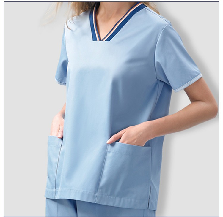 OEM personalizado 2 piezas Uniforme de enfermera unisex Scrubs Uniformes de enfermería Medical Scrubs Enfermera