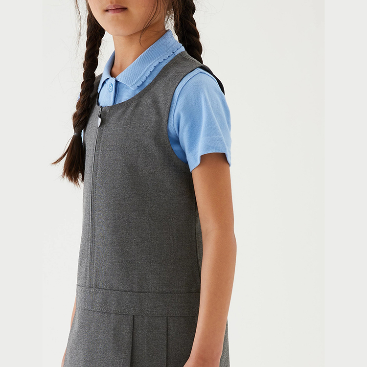 Falda de puente personalizada para niñas, vestido de línea A para niños, diseños de uniformes escolares de jardín de infantes